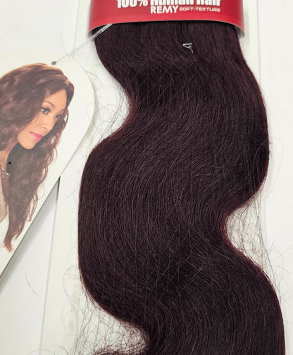 Curly human hair weave for sew-in; Vega remy body wave; soft texture; wefts. image 5