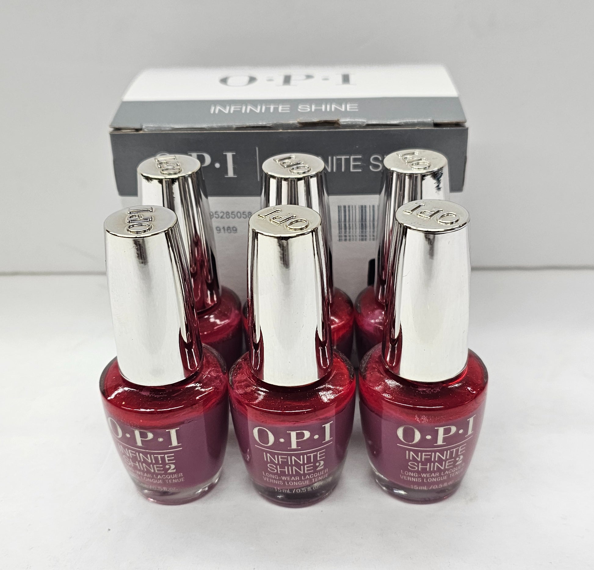 Set of 6 OPI infinite shine; Stick it out; 0.5fl.oz image 0