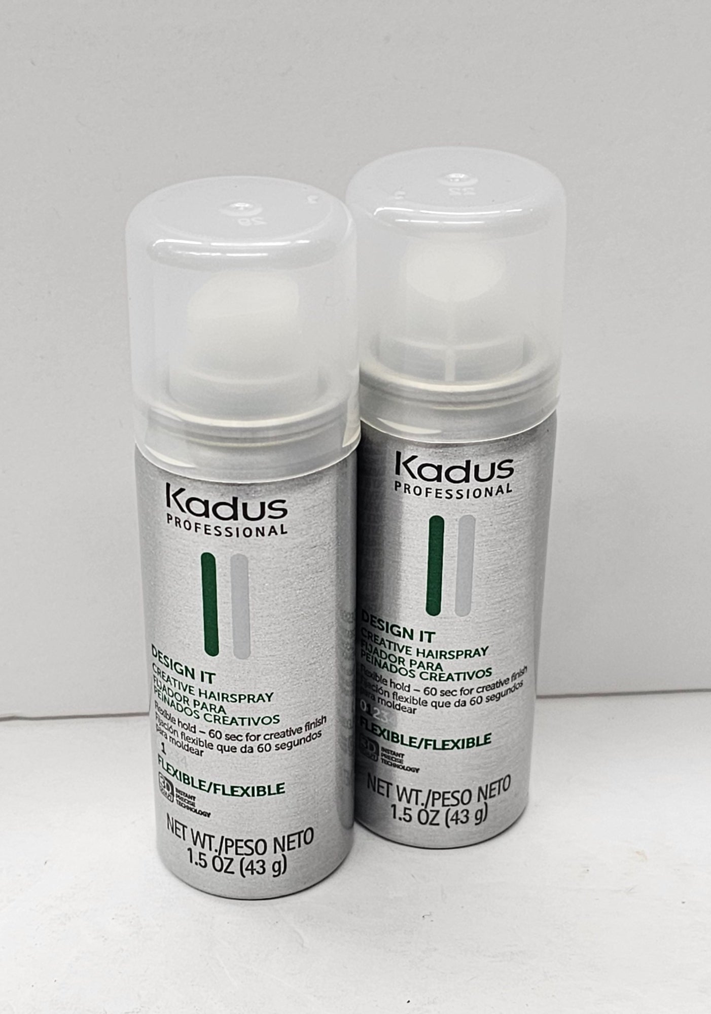 Set of 2 Kadus professional design it creative hairspray; flexible hold;1.5oz x2 image 1