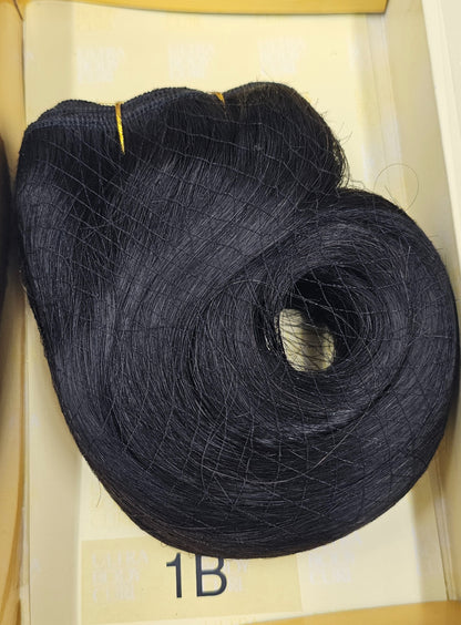 Curly human hair tangle-free weave for sew-in; Ultra body; wefts. image 5