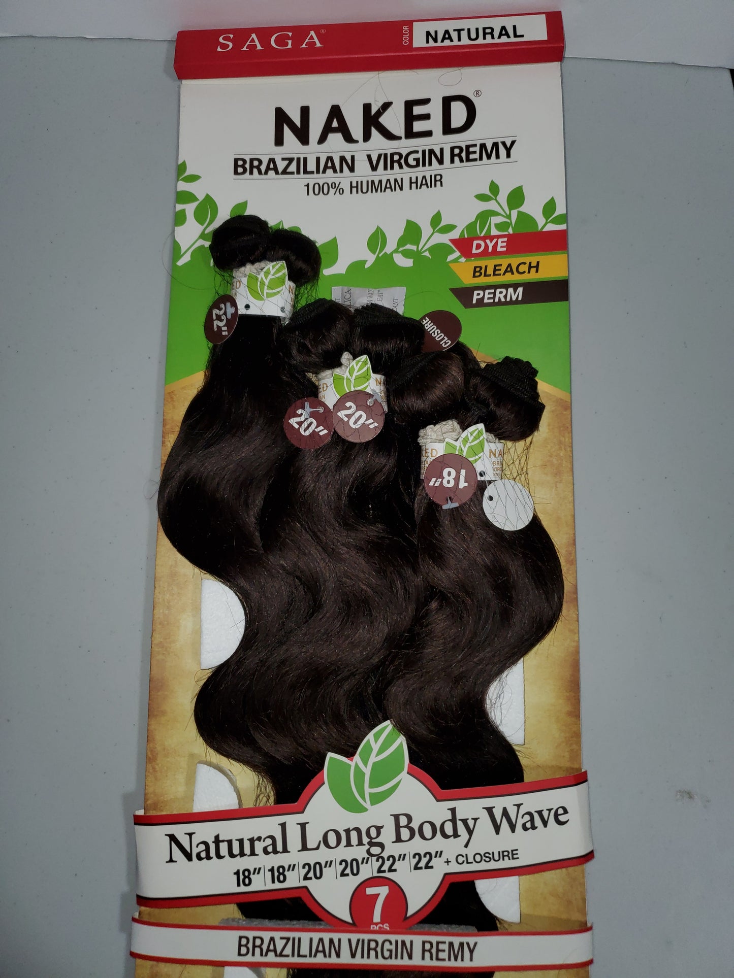 Brazilian virgin remy 100%  human hair; 7pcs body wave; curly; sew-in; wefts image 2