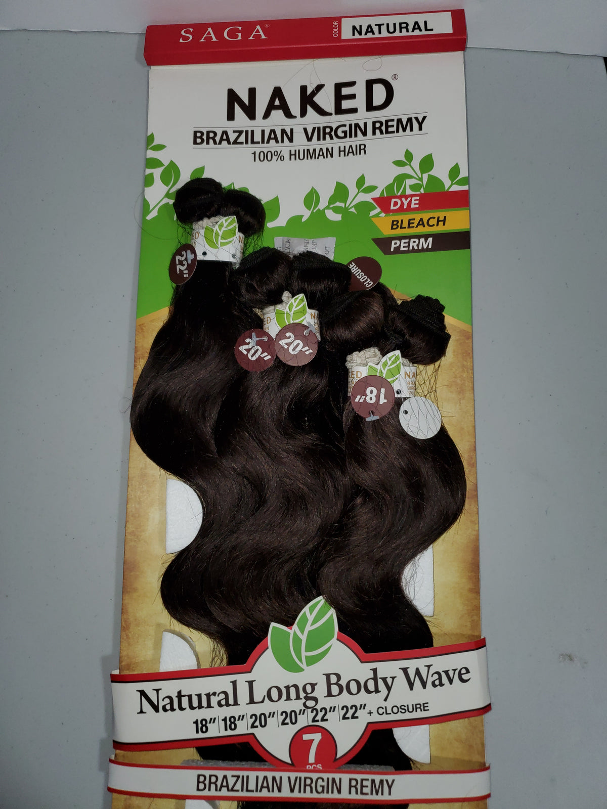 Brazilian virgin remy 100%  human hair; 7pcs body wave; curly; sew-in; wefts image 2