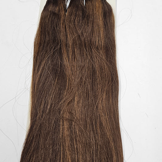 Indian remi wet and wavy loose wave sew-in wefts; straight and wavy style. image 1