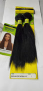 Human hair blend Brazilian scent natural weave; sew-in; weft; straight image 0