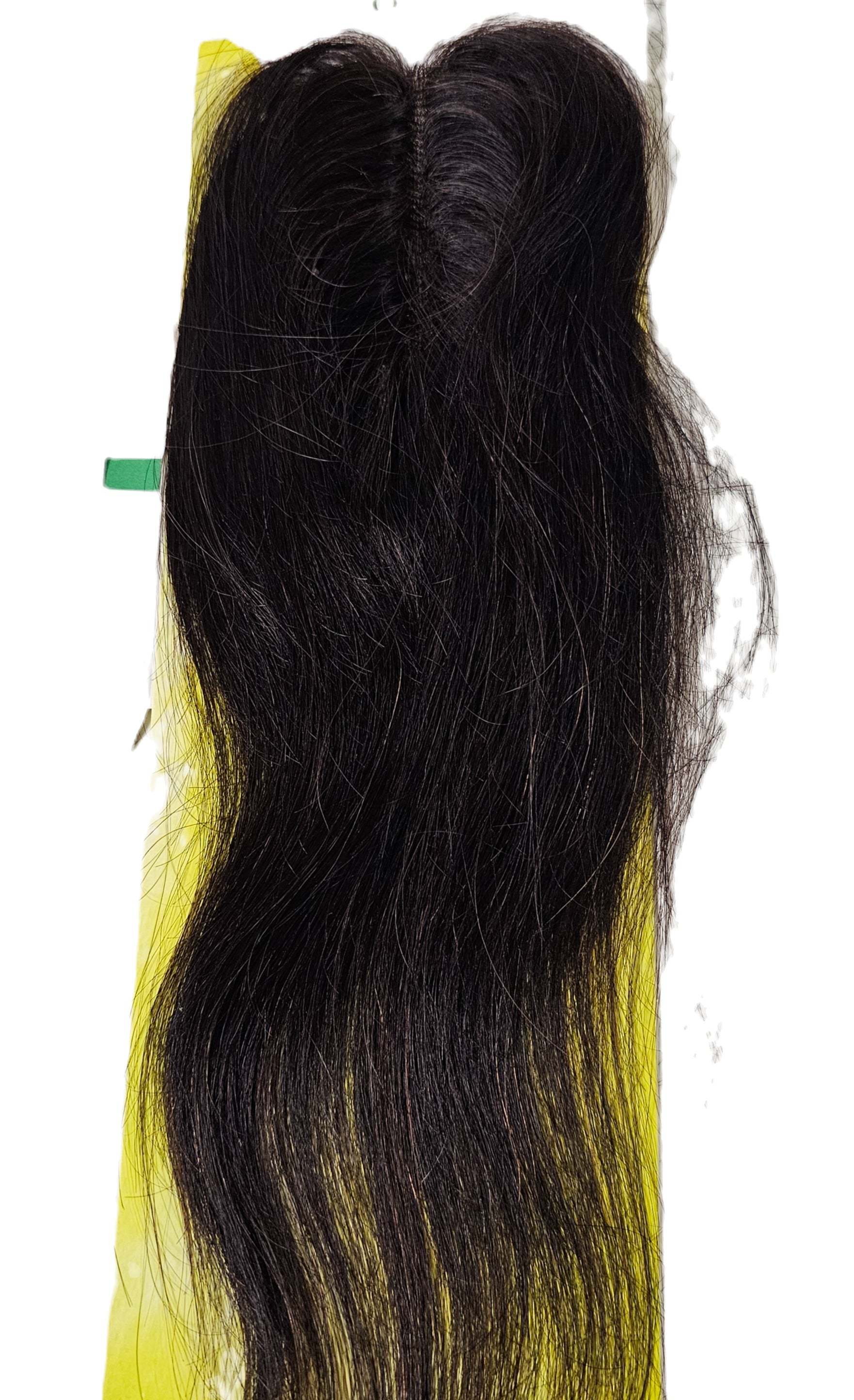 10 inch non-processed human hair lace parting piece. image 1
