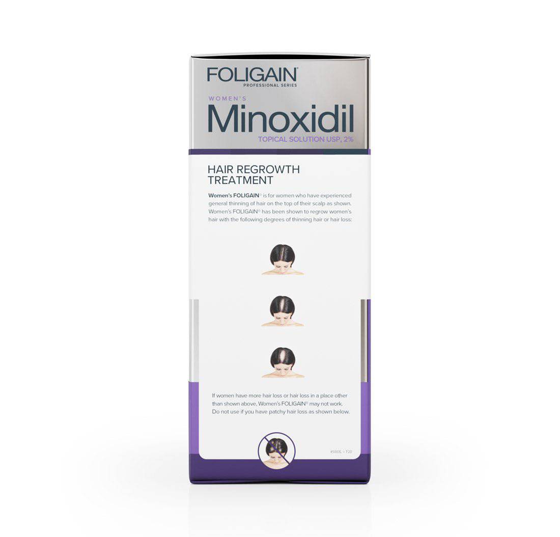 FOLIGAIN® Minoxidil 2% Hair Regrowth Treatment For Women 3 Month Supply