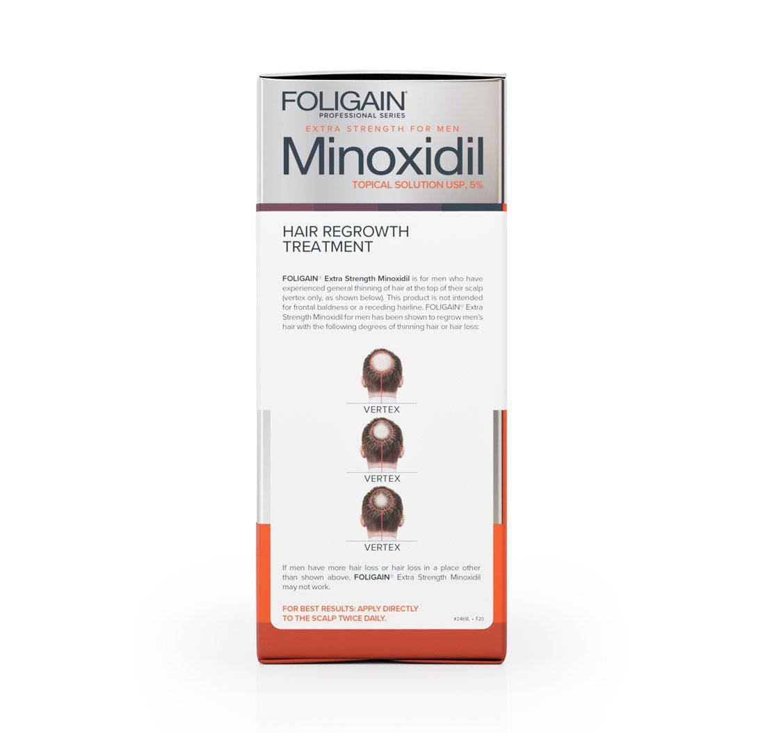FOLIGAIN® Minoxidil 5% Hair Regrowth Treatment For Men 3 Month Supply