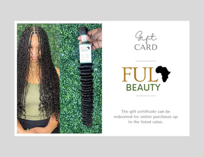 Fula Beauty Gift Card