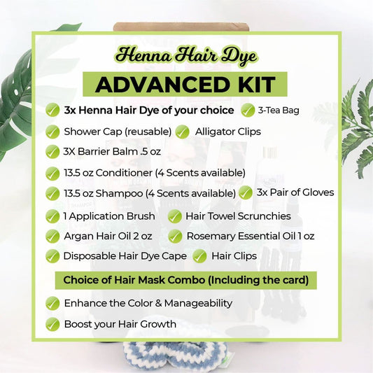 Henna Hair Dye Advanced Kit