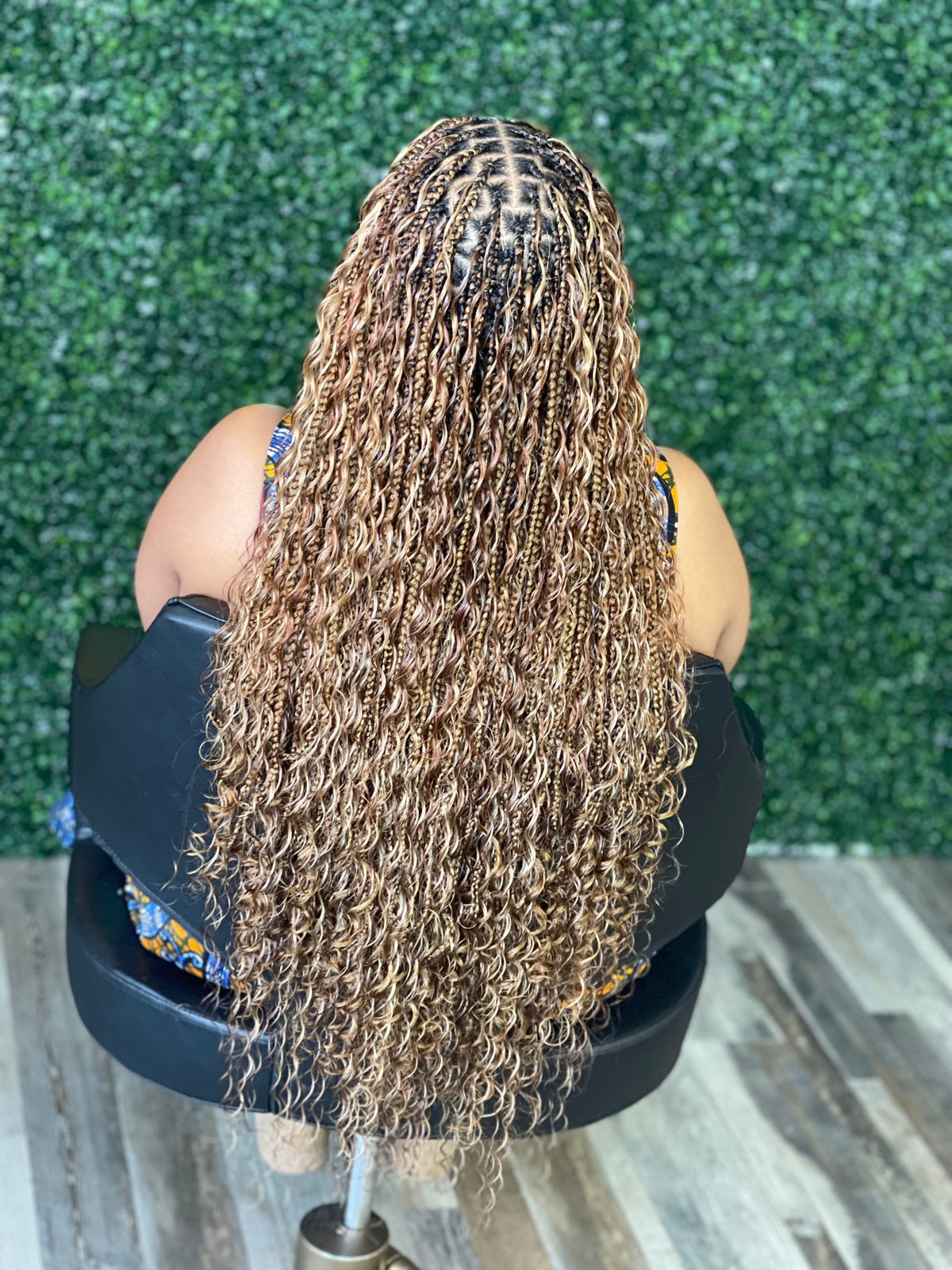 Deep wave human hair bulk for braids styling.