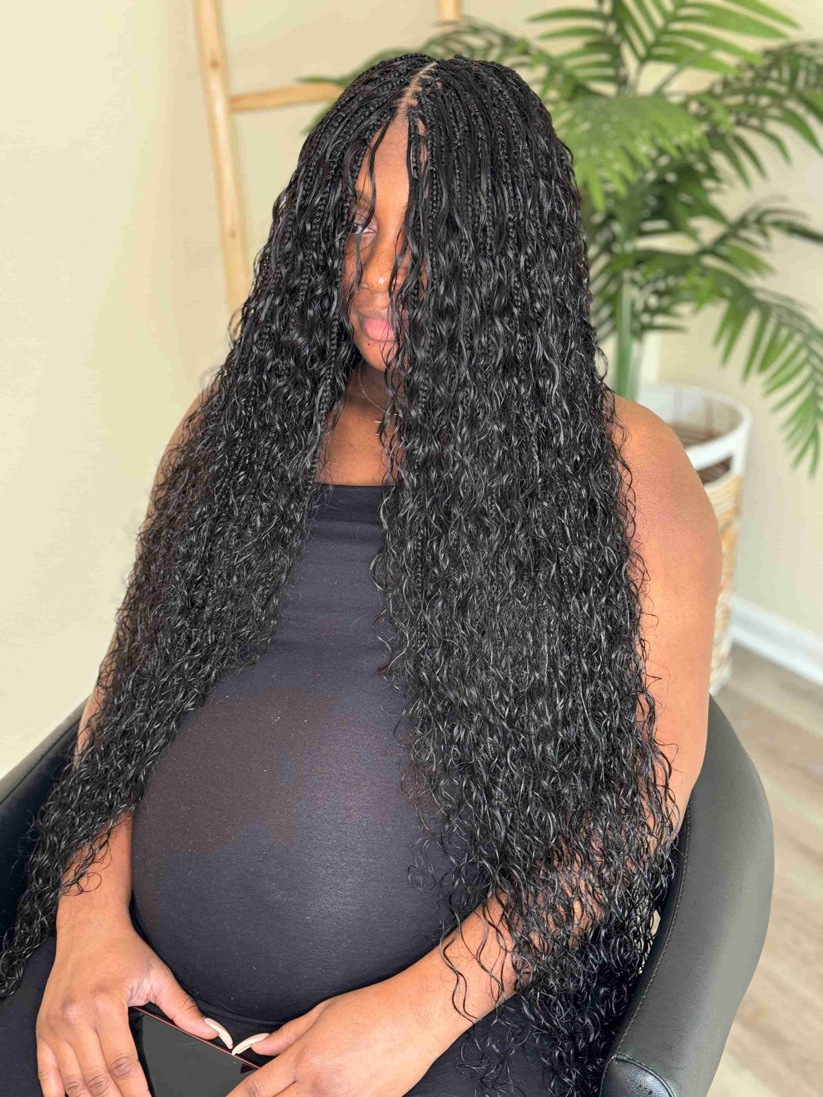 Italian curl human hair bulk for braiding.