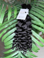 Italian curl human hair bulk for braiding.