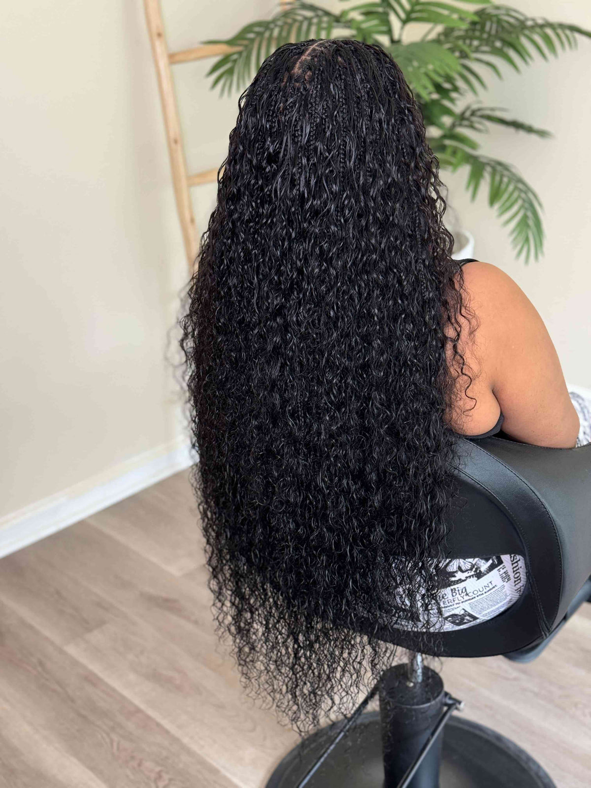 Italian curl human hair bulk for braiding.