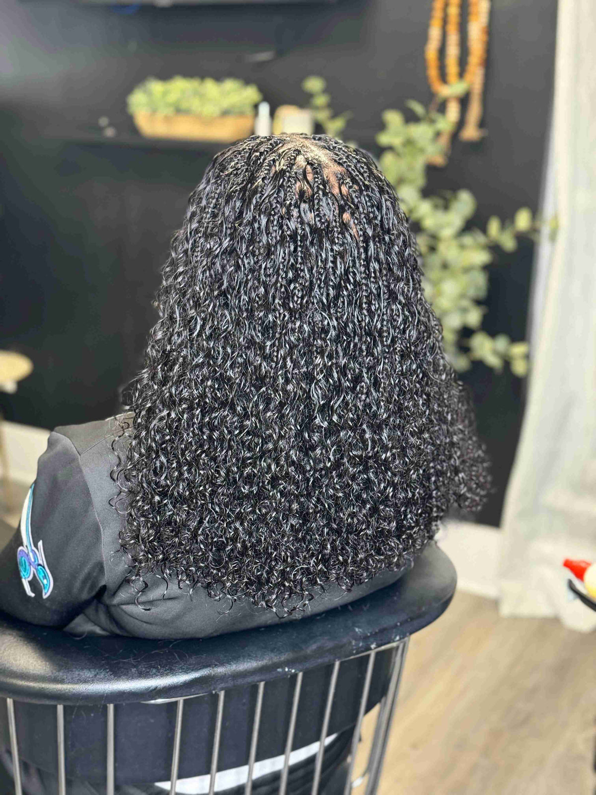 Italian curl human hair bulk for braiding.