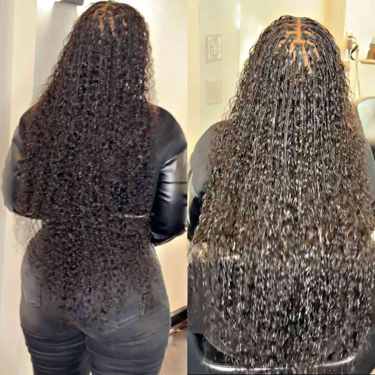 Italian curl human hair bulk for braiding.