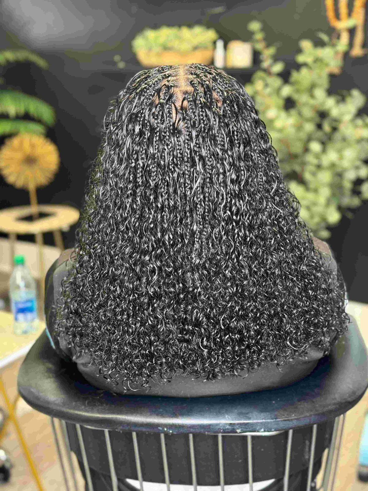 Italian curl human hair bulk for braiding.