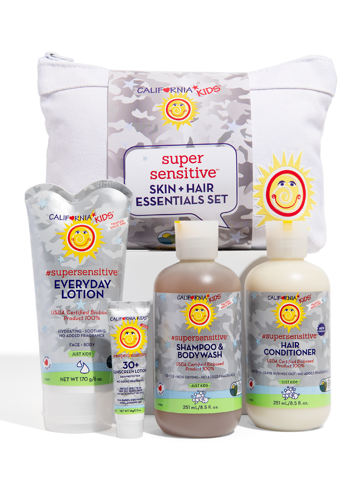 California Kids® #supersensitive™ Essentials Set