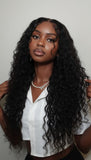 Burmese curly virgin human hair wig.