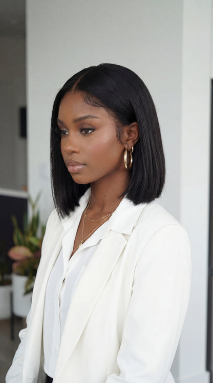 Bob Virgin human hair wig - straight
