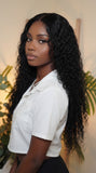 Italian curl virgin human hair wig.