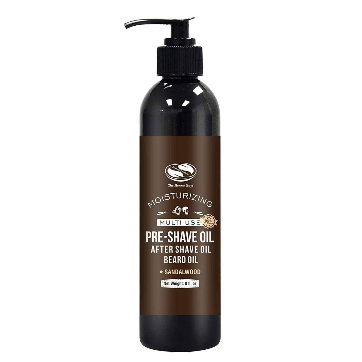 Pre shave Oil - Sandalwood, Remedy for Razor bumps & Ingrown hair