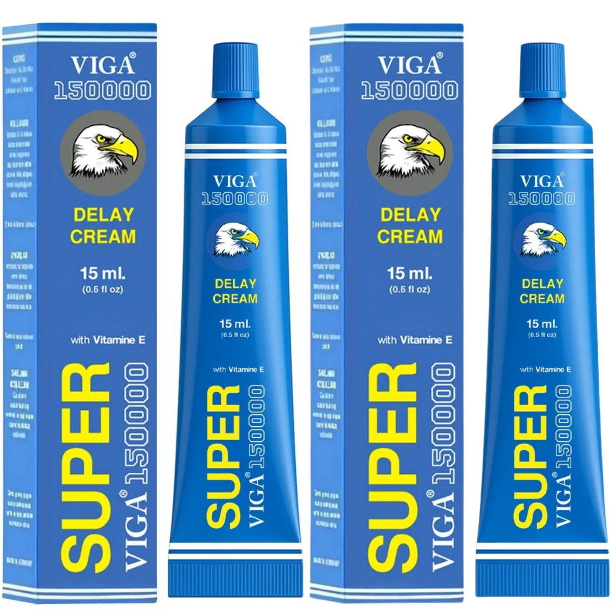 Super Viga 150000 Delay Cream for Men - Desensitizing Formula