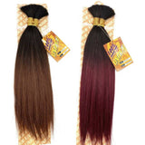 Unique's Yaki Bulk 20" 100% Human Hair Extensions - Choose Size