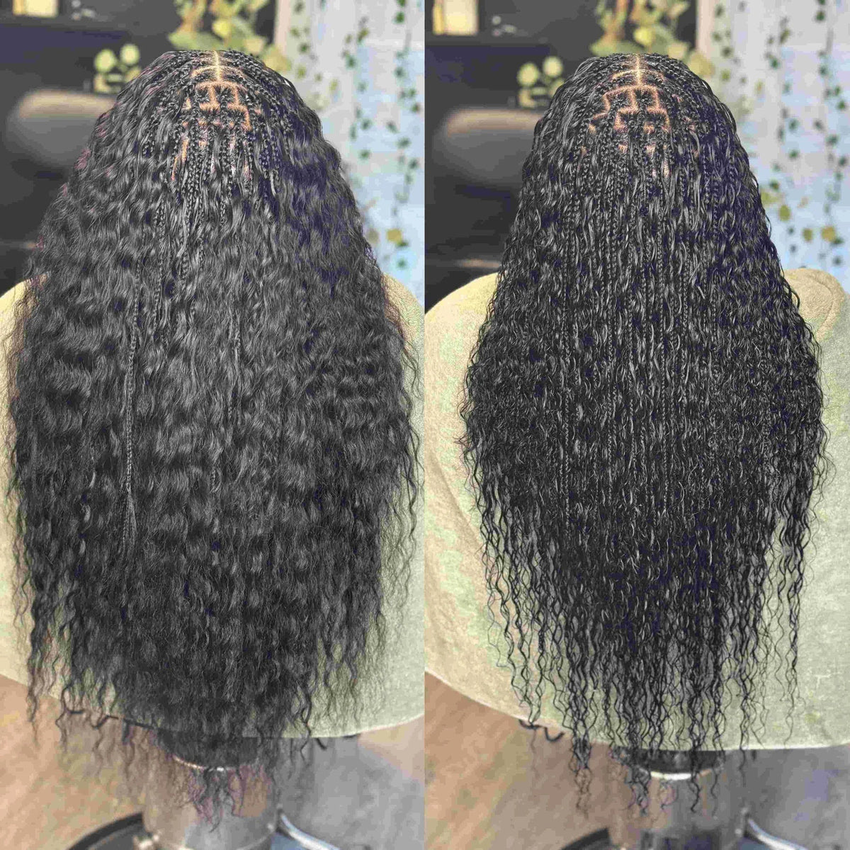 Wet & Wavy human hair for braids styling - curly