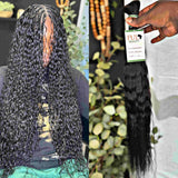 Wet & Wavy human hair for braids styling - curly